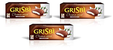 3x Vicenzi Grisbi Cocco 150g Kekse mit Kokosnuss creme cookies kuchen riegel