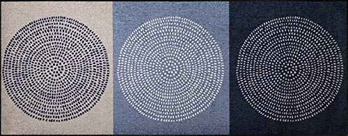 Salonloewe Fußmatte Nestor blau Größe 80x200 cm