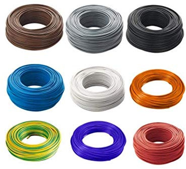 CORDINA CAVO UNIPOLARE FS17 450/750 V 1x2,5 mm² PER IMPIANTI ROTOLO 100 MT VARI COLORI (ROSSO)