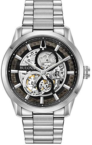 Bulova Mens Classic Sutton Automatic Stainless Steel Bracelet Watch