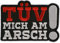 Spaß Kostet Aufnäher Aufbügler Motorrad Auto TÜV Mich am Arsch