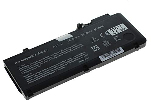OTB Akku kompatibel zu Apple MacBook Pro 13 (A1322 / A1278 2009) Li-Polymer Schwarz