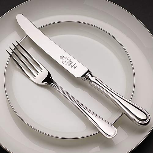 Britannia Pattern 44 Piece Silver Plated Canteen of Cutlery - Made in Sheffield by Legacy Silverware