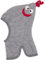 PICKAPOOH Kinder Zipfelmütze/Schlupfmütze Max Bio-Wollfleece, Grau Gr. 54