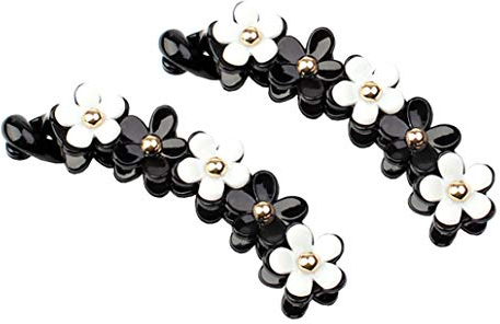 2 Stück Bananenspange Bananen Haarspange Haarklammer Pferdeschwanz Halter für Damen