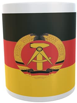 U24 Tasse Kaffeebecher Mug Cup Flagge DDR