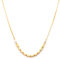 C.Paravano Halskette Perlen 18K Gold vergoldete | Halskette Gold | Kette Damen Gold aus Perlen anhänger | Schmuck Gold Geschenke für Frauen Mama Freundin Sie