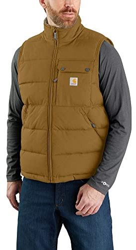 Carhartt Montana Loose Fit Insulated Vest, Gilet isolante Montana vestibilità ampia Uomo, Oak Brown,