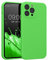 kwmobile Case Compatible with Apple iPhone 13 Pro Max Case - Slim TPU Silicone Phone Cover - Soft Touch Finish - Lime Green