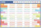 Wandplaner 2023–2024 – A1 großer Jahresplaner mit dickem Papier, August 2023 – Juli 2024, 88,4 x 58,4 cm, bunt
