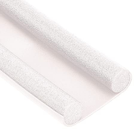 Paraspifferi Parafreddo Sottoporta Universali Made in Italy Porta Blindata Previene Spifferi Infiltrazioni Polvere Acqua Luce Insetti Rumori (1, Bianco)