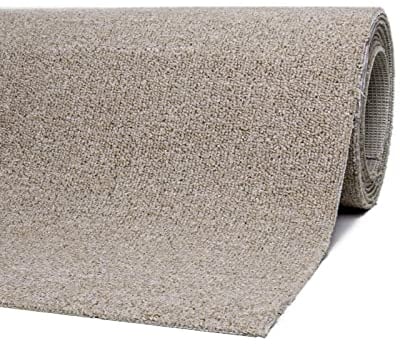 andiamo Teppichboden Henry - pflegeleicht und einfach zu verlegen - Auslegware Teppichboden - Meterware Bodenbelag in Schlingenstruktur mit Trittschalldämmung 200 x 700 cm Beige