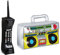 TSLRSA 2 Pcs 80's 90's Party Dekoration Disco Ballon aufblasbare Radio Lautsprecher aufblasbare Handy Ballon Vintage Thema Hip Hop Disco 80's 90's Geburtstag Party Dekoration