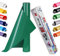 VEGIXO Heat Transfer Vinyl Green - 12inch x 8 Feet Iron on Vinyl Roll for Cricut & Heat Press, Easy to Cut & Weed, Design T-Shirts & Crafts