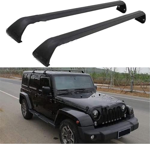 Auto Dachträger für Jeep Wrangler JK JL Unlimited 2007 2008 2009 2010 2011-2020, Dachträger Querträger Camping Transport DachbüGel Gepäckträger Zubehör