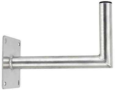 Premium X 40cm Wandhalter Aluminium Große Wandplatte Winkel-Wand-Halterung für Satellitenschüssel Antenne 400mm