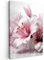 MuchoWow© Impression sur Toile Peinture 40x60 cm Tableau Mural Decoration Salon Reproductions de Tableaux Murale Moderne Fleurs - Lys - Sakura - Rose - Nature