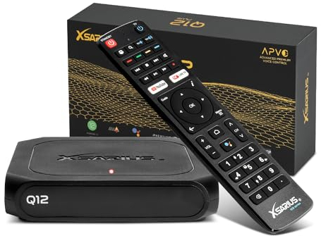 Xsarius Q12 Plus Android 12 4K UHD IP-Receiver Dual-WiFi, HDMI, BT, USB 3.0