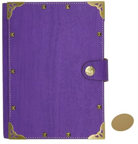 SEEALLDE Leder A5 Notizbuch 200 Leere Seiten Lila Tagebuch Tagebuch Notiz Skizzenbuch…