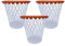 Cool Box Papelera Basket Lovers - Lavable - Resitente - Reciclable - REF. 0675- Ideal para decorar tu habitación y convertir en una campo de Baloncesto tus ratos de ocio. (3 Papeleras)