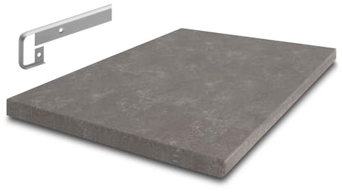 FURNIFY Arbeitsplatte (5 Metallic Brown / 60x60 cm / 28mm) Küchenarbeitsplatte Laminatplatte Küchenmöbel