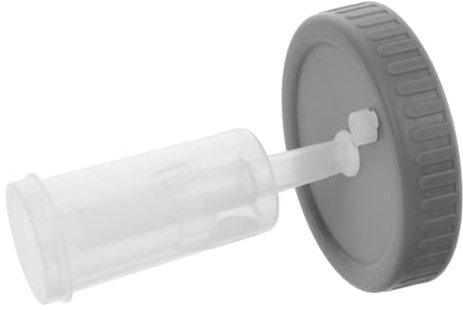 JECOMPRIS Weithals Glasdeckel Für Einmachgläser Auslaufsicher Bpa Frei Luftzirkulation 86mm Grau Für Gärset Und Marmeladengläser