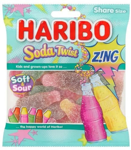 Soda Twist Zing 175g (6 Pack)| Premium product | Soft & sour, | Without Artificial Colours