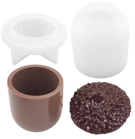 Silikonform Eichel Mit Deckel, Gießformen Silikon, Tannenzapfen Silikonform Dose, Eichel Tannenzapfen Silikonformen, Robuste Struktur, Leicht Zu Entfernen Und Zu Reinigen