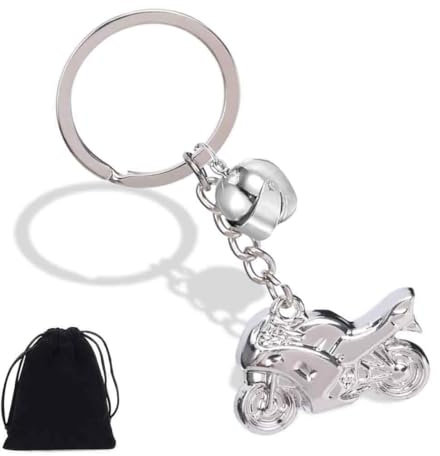 ZKGYUS Motorrad Helm Schlüsselanhänger, 3D-Mini Helm-Schlüsselanhänger, Motorrad Schlüsselanhänger, Geschenk Schlüsselanhänger für Motorradfahrer