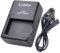 DE-A83 DMW-BMB9 Battery Charger for Panasonic DE-A84 Charger Lumix DC-FZ80, DC-FZ80D, DMC-FZ40K, DMC-FZ45K, DMC-FZ47K, DMC-FZ48K, DMC-FZ60, DMC-FZ70, DMC-FZ100, DMC-FZ15 Cameras & 120cm AC Cord