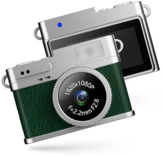 Mini cámara retro portátil para estudiantes, cámara digital HD para grabación, puede tomar fotos, cámara pequeña