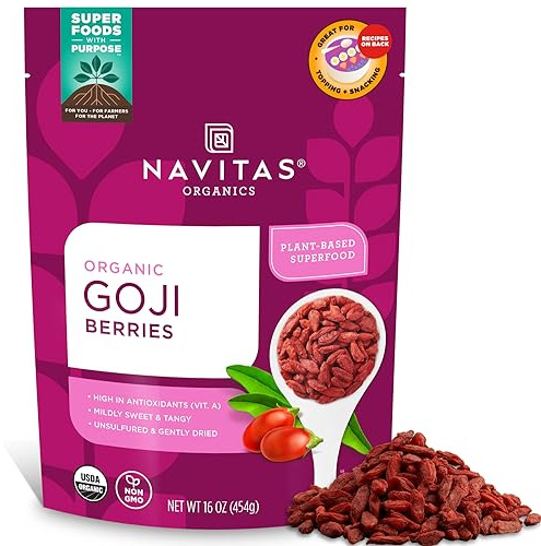 Navitas Naturals, Goji Berries, Sun-Dried, 16 oz (454 g)