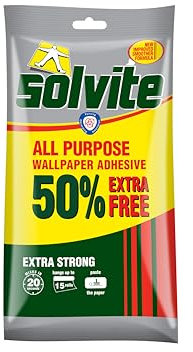 solvite SLVECCONOMY Wallpaper & Border Paste, Set of 21