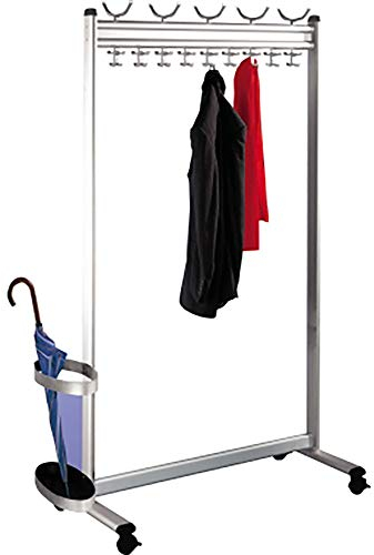 Garderobe multiline, B 1000, 10 Hut-/36 Mantelhaken