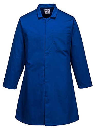 Food Coat Jacket Internal Chest Pocket Durable Chef Baker Catering XS - 3XL 2202 [XXXL] [Royal Blue]