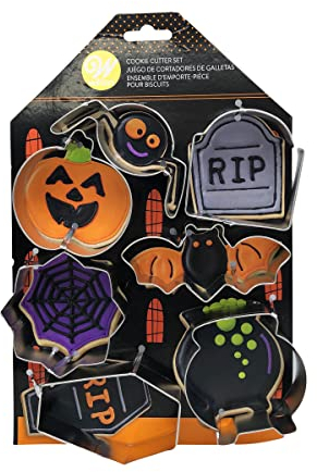 Wilton Cookie Cutter Set 7pcs-Haunted House, Other, Multicoloured, 4.54 x 20.41 x 29.94 cm