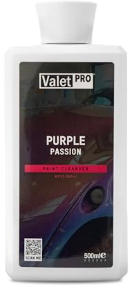 ValetPRO Purple Passion Polish, Improves Car Paint Finish Before Waxing, Gloss Enhancing Base – 500ml Bottle