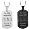 Lieblingsmensch Dog Tag Anhänger schwarz Modell: Herztag Kalender