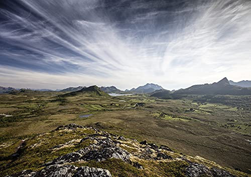 hansepuzzle 74078 - Lofoten Puzzle 130 Teile | Natur Puzzle mit hochwertiger Puzzle Aufbewahrung: Kartonbox und wiederverschließbarem Beutel | Puzzle-Maße: 28,7 x 20 cm
