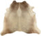 generisch KUHFELL STIERFELL BEIGE GRAU Natur ca. 190 x 200 cm Rinder Fell Teppich