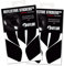 VFLUO RPHA70™,(2er Set) Kit 4 reflektierende Aufkleber HJC RPHA70™, kompatibel mit Allen Motorradhelmen, 3M Technology™, Schwarz