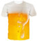 Loveternal 3D T-Shirt Herren Bier T-Shirts 3D Druck Tee Shirt Cool Beer Grafik Kurzarm Oberseiten T-Stücke 3XL
