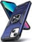 DASFOND Designed for iPhone 13 Case, Military Grade Shockproof Protective Phone Case Cover with Enhanced Metal Ring Kickstand [Support Magnet Mount] for iPhone 13 6.1 inch, Blue