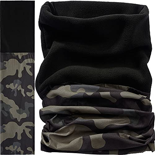 Brandit MULTIFUNKTIONSTUCH Fleece Winter SCHLAUCHSCHAL Mund-Nase-Maske Motorrad, Farbe:Darkcamo