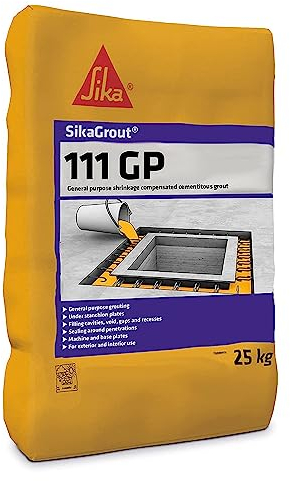 Sika SikaGrout 111 GP General Purpose Shrinkage Compensated Cementitious Grout, 25 kg