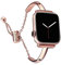 Secbolt Stainless Steel Straps Compatible with Apple Watch Straps 38mm 40mm 41mm iWatch SE Series 8 7 6 5 4 3 2 1, Slim Versatile Bangle Bracelet for Women, Copper