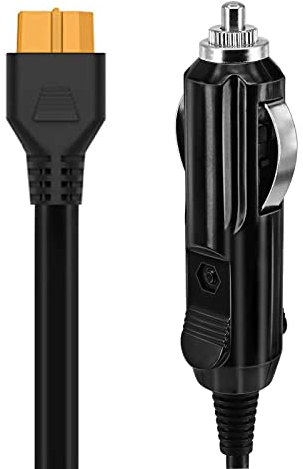 XT60 Zigarettenanzünder Auto Ladegerät Netzteil 12V 24V Kabel für Powerstation Ecoflow Delta River Bluetti EB55 und mehr 14AWG