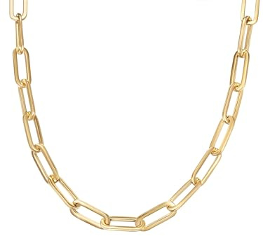 Lulu Jane Damen Kette Metall-Legierung gelbgold Modeschmuckhalskette