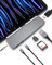 Hub USB C pour iPad Pro 12,9'' 7 en 1 Adaptateur multi-ports USB C Dock vers HDMI 4K, USB 3.0, USB-C, audio 3,5 mm et charge PD 60 W Compatible avec iPad Pro, iPad Air, MacBook Pro/Air, iMac Tablet