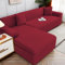 WULTNICEW Sofabezug Ecksofa L Form Jacquard Stretch Sofa Überzug Universal Couchbezug Für 1/2/3/4 Sitzer（L Form Ecksofa Erfordert Zwei）